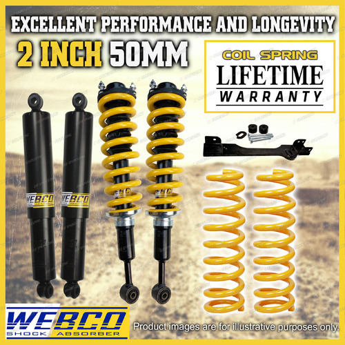 2 Inch Pre Assembled Lift Kit Diff Drop King Springs for Holden Colorado 7 RG