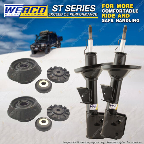 Front Shock Absorbers Strut Mount Bearing Kit for Honda Jazz GD Hatchback 05-08