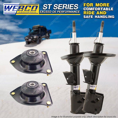 Front Shock Absorbers Strut Mount Bearing Kit for Mini Cooper R50 R52 R53 02-08