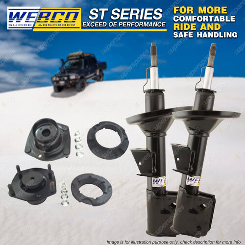 Front Shock Absorbers & Strut Mounts for Jeep Grand Cherokee WH 4WD Wagon 05-on