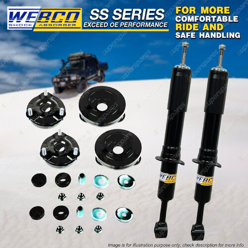 Front Webco Shock Absorbers & Top Strut Mounts for GWM Great Wall Tank 300 23-On