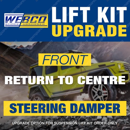 Upgrade Option - STD Damper to RTC Steering Damper - Purchase with Lift Kit