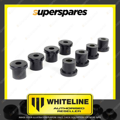 Whiteline Front Spring - eye rear and shackle bushing for HOLDEN DROVER QB