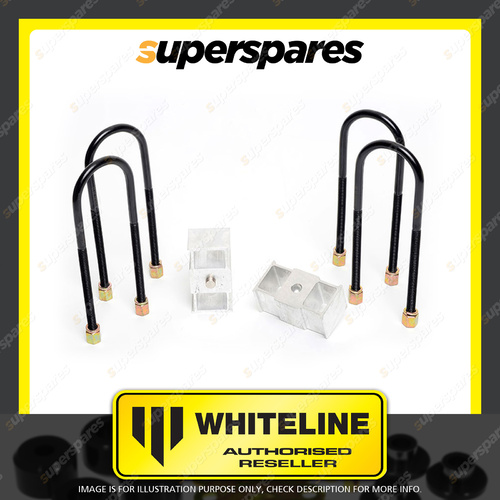 Whiteline Rear 2.0" Lowering Block Kit for MITSUBISHI L300 SF SG SH SJ SJ