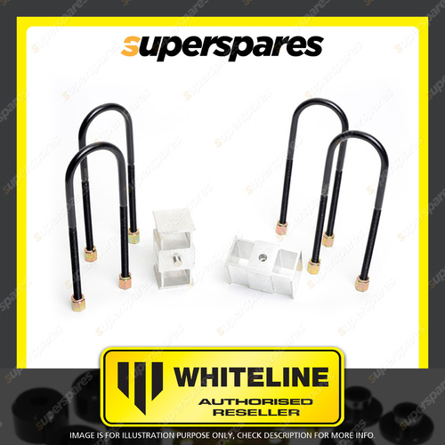 Whiteline Rear 2.5" Lowering Block Kit for MITSUBISHI L300 SF SG SH SJ SJ