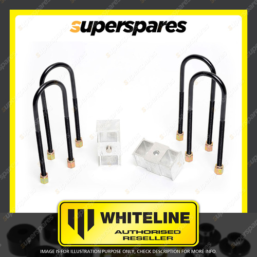 Whiteline Rear 2.0 Inch Lowering Block Kit for HOLDEN RODEO KB KBD Series