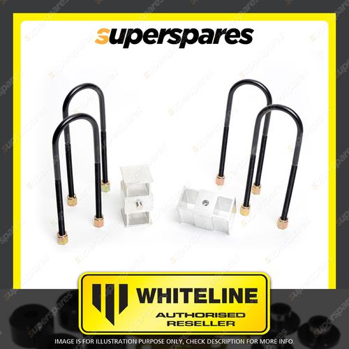 Whiteline Rear 2.5 Inch Lowering Block Kit for HOLDEN RODEO KB KBD Series