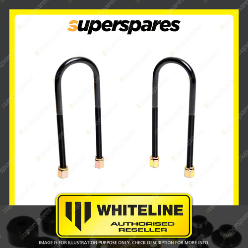 Whiteline Rear Spring U Bolt Kit 75mm wide KUB105 for CHEVROLET COLORADO RC