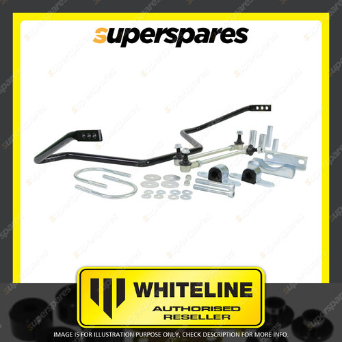 Whiteline Rear Sway Bar 20mm Heavy Duty Blade Adjustable for Nissan Navara D40