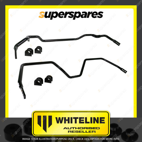 Whiteline Front & Rear Sway Bar Vehicle Kit for Toyota Landcruiser Prado 120 150