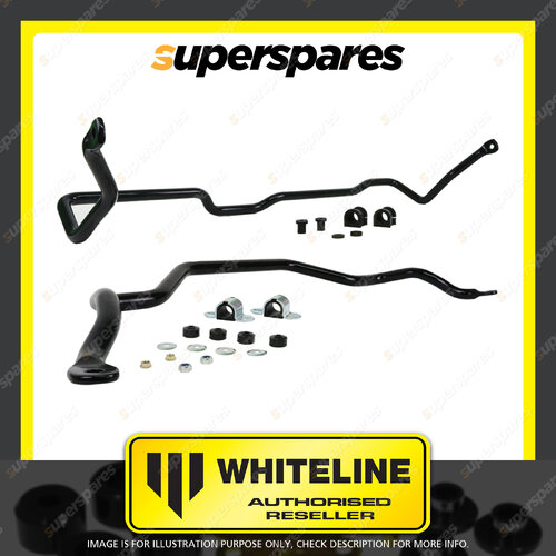 Whiteline Front and Rear Sway Bar Vehicle Kit for Toyota Land Cruiser 100 IFS