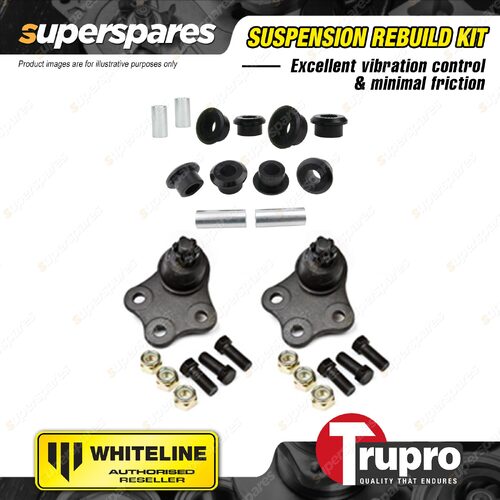 Whiteline Lower Control Arm Bush + Trupro Lower Ball Joint for Holden Zafira TT