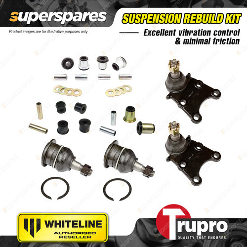 Whiteline Lower & Upper Control Arm Bush + Ball Joint for Holden Rodeo TFS 4WD