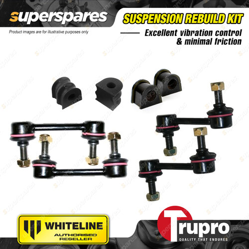 Front & Rear Sway Bar Links + Sway Bar Mount Bushes for Subaru Legacy BE BH