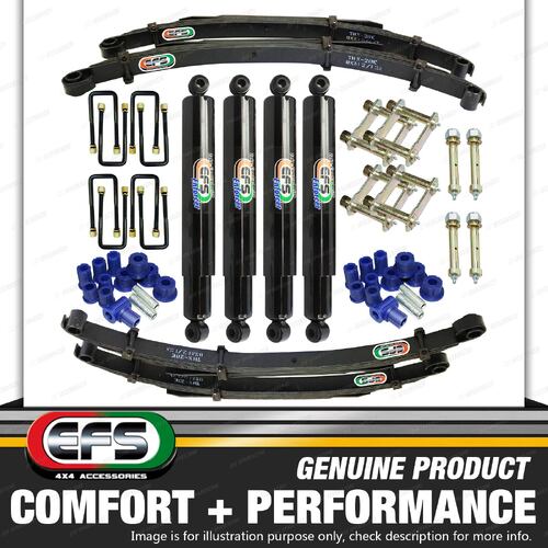 50mm Lift Kit EFS Shock + Leaf Springs for NISSAN PATROL MK LWB SQUARE LIGHTS