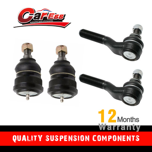 4 Lower Ball Joints Outer Tie Rod End for Mitsubishi MAGNA VERADA TE TF TRW RACK