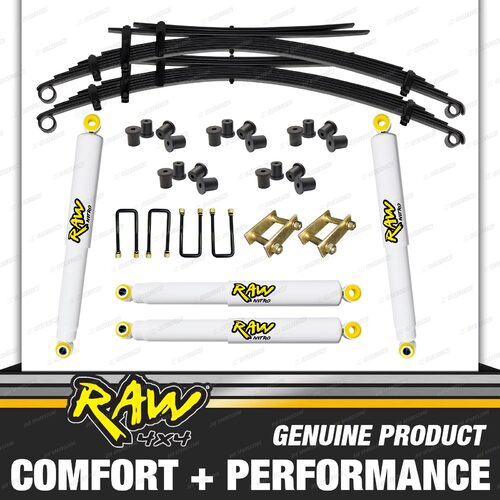 RAW 4x4 Shock + Leaf Springs for HOLDEN RODEO TRS R7-8 2"50mm Lift Kit 150KG